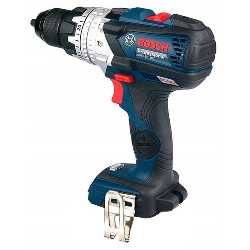 دریل پیچ گوشتی شارژی چکشی 18 ولت بوش مدل  ( gsb 18v 110 c brushless ( without battery and charger